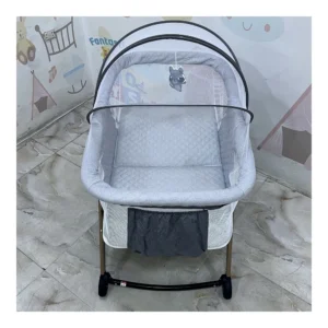 1765118187745970951 سرير C8 - هزاز وقابل للطي بضغطة زر مع سلة تخزين كبيرة