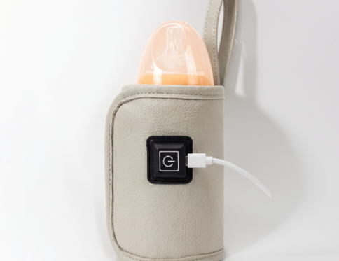 سخان ببرونة محمول بـ 3 درجات حرارة | غطاء تدفئة حليب أطفال بمنفذ USB للسفر والخروجات
