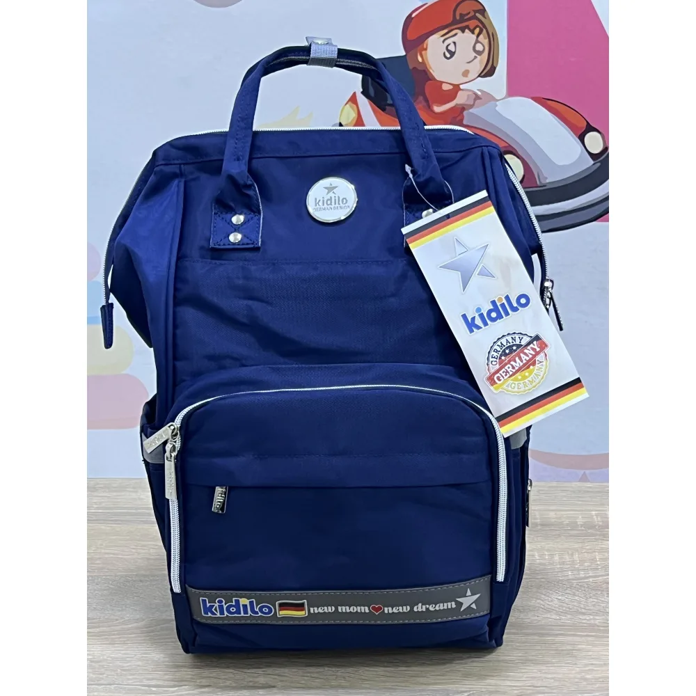 1KAiEyIeL70VHBXPKoL_28K6jJyt8bv80w2000 شنطة حفاضات كيديلو للأطفال مع مفرش غيار - شنطة ظهر واسعة ومقاومة للمياه للأمهات - كيديلو الأصلية - X002