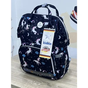 1iUgna426Qlkl3zKVEkQxAHYsKQDZxfy8w2000 شنطة حفاضات كيديلو للأطفال مع مفرش غيار - شنطة ظهر واسعة ومقاومة للمياه للأمهات - كيديلو الأصلية - X002