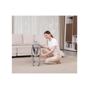 مرجيحة《 ماستيلا 》قابل للطي + مستويات هز متعدده + حزام امان خماسي + مزود بزر للتحكم في الموسيقى