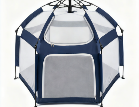 خيمة لعب للأطفال بمقاس cm 120x120x150 – مركز نشاط آمن قابل للطي للاستخدام داخل وخارج المنزل (بدون كور)
