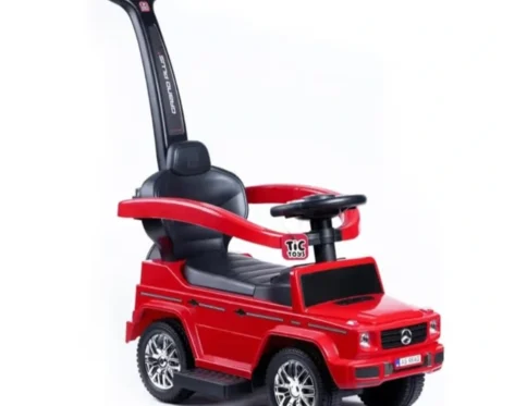 سيارة ركوب للأطفال من Tic Toys مزودة بنظام توجيه يدوي – للركوب والمشي واللعب: ثلاثة أوضاع مختلفة، للأعمار من 1 إلى 7 سنوات.