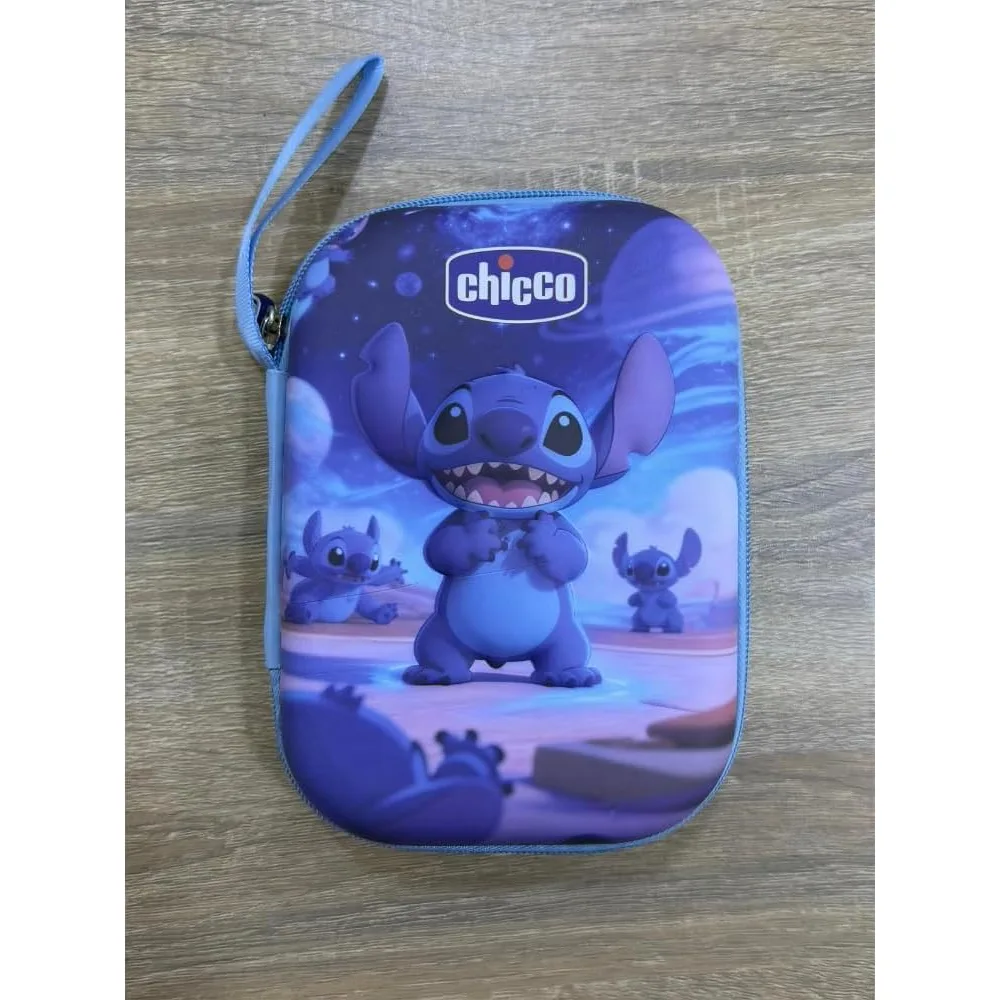 حقيبة عناية الطفل الكاملة من Chicco – طقم أدوات عناية حديثي الولادة بعلبة أنيقة ومريحة - 13 قطعه - كود 72996