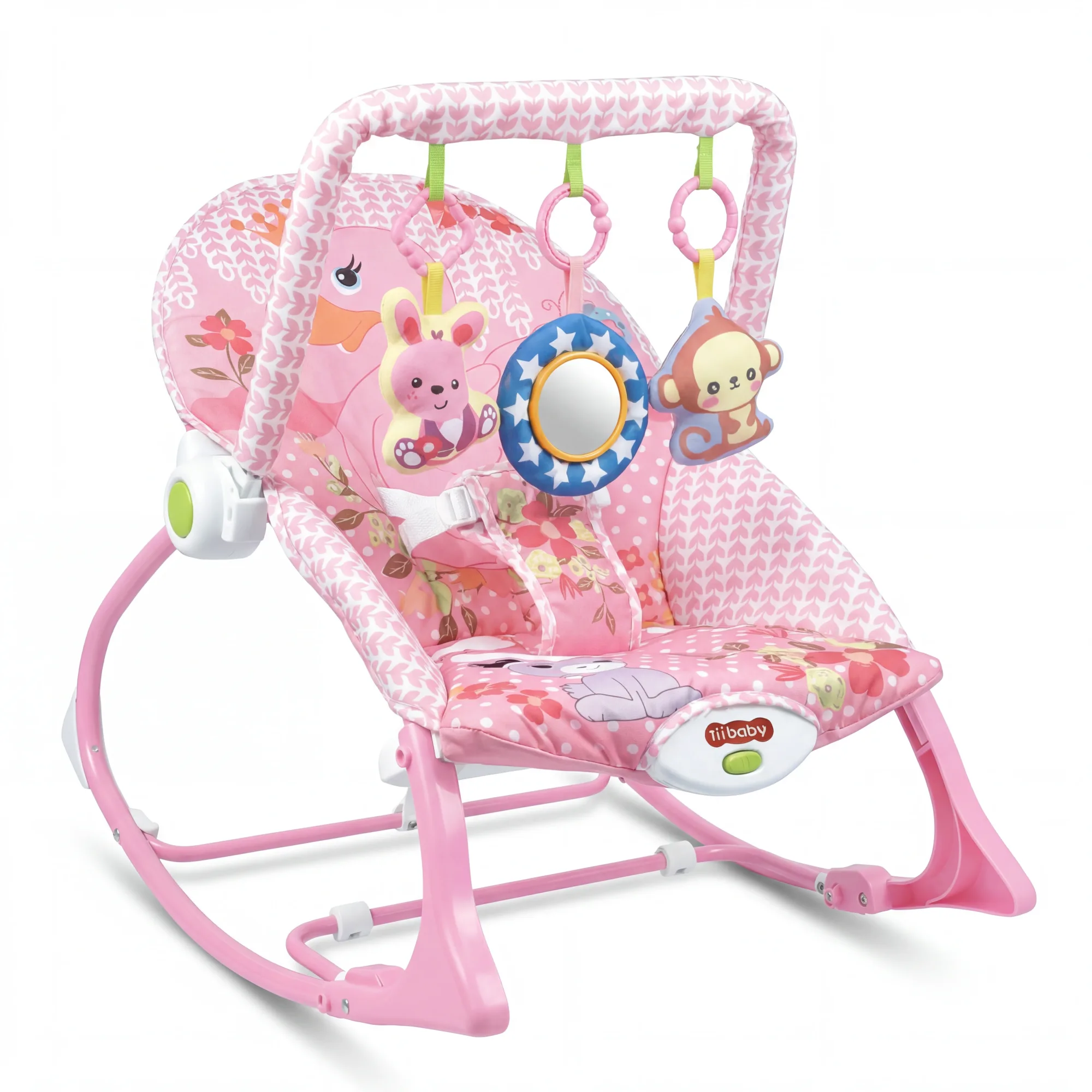 bouncertiibaby-11 باونسر 3 مستويات استخدام + مزود بزر للتحكم في الموسيقى