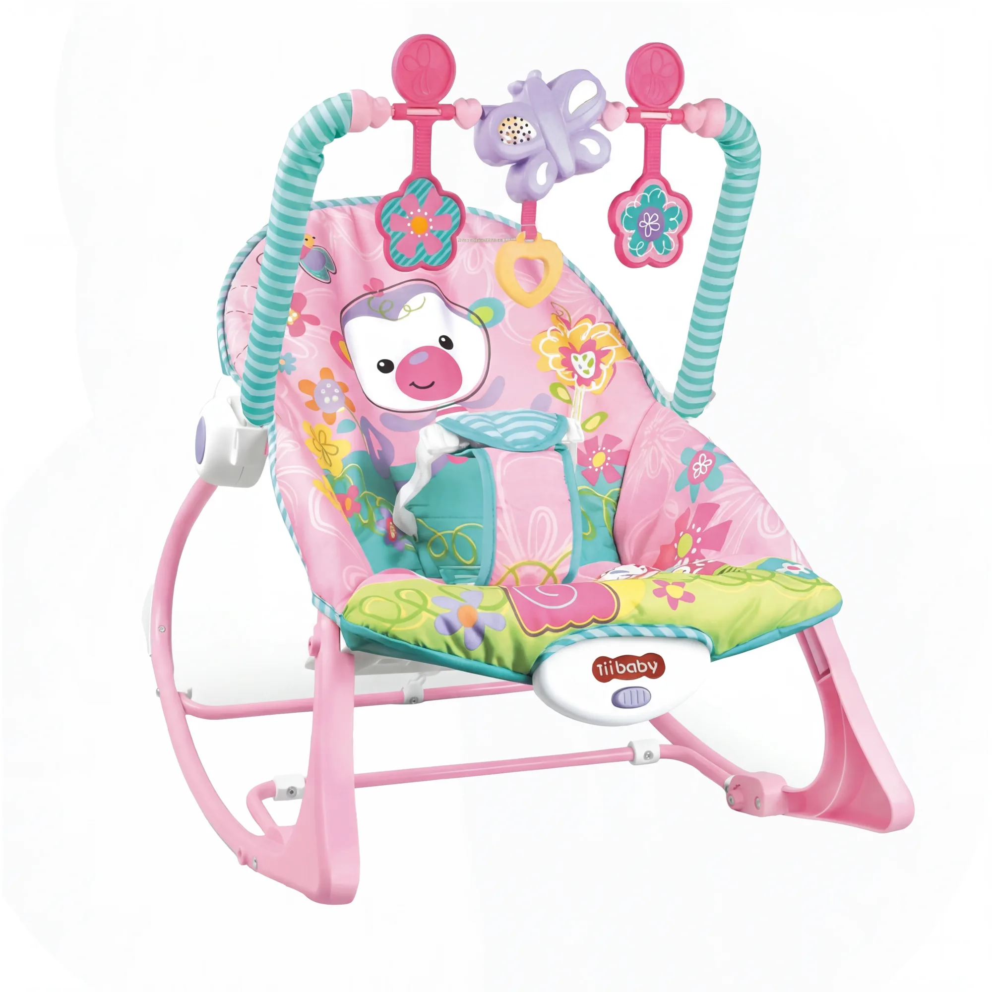 bouncertiibaby-12 باونسر 3 مستويات استخدام + مزود بزر للتحكم في الموسيقى