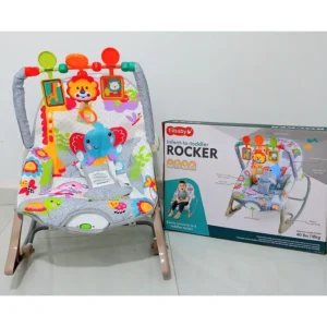 bouncertiibaby-22 باونسر 3 مستويات استخدام + مزود بزر للتحكم في الموسيقى
