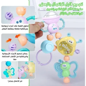 بوكس شخاليل 7 قطع للاطفال الرضع مكون من مع صندوق تخزين , كود 3173
