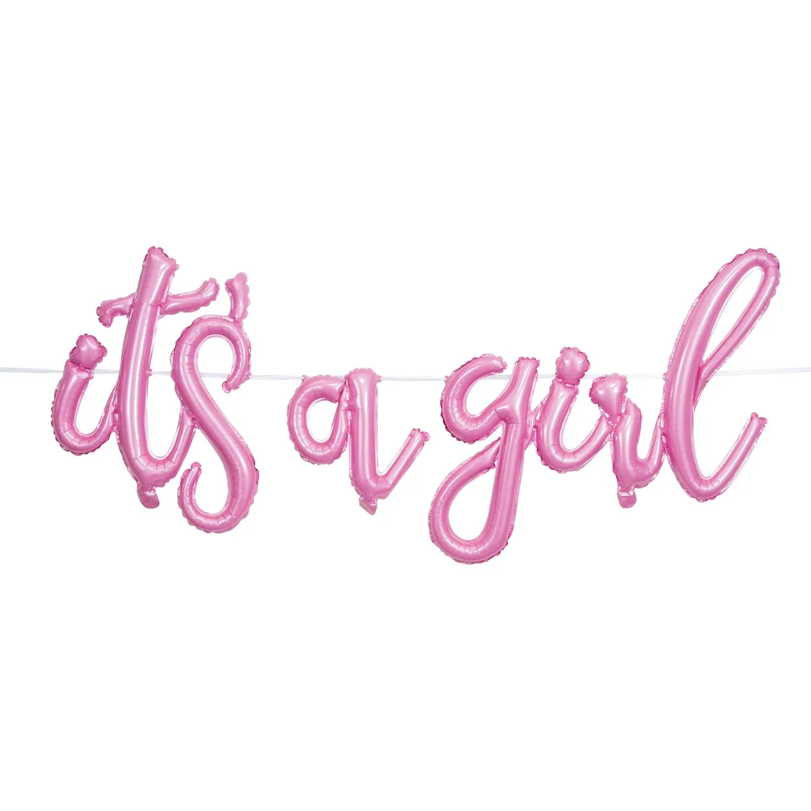 لافتة بالونات It's a Girl عيد ميلاد، لوازم ديكور الحفلات