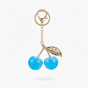 ميدالية مفاتيح ودلاية شنطة شكل كريز ثري دي شيك جداً - جودة عالية وتصميم مودرن للبنات - DHA-139-3