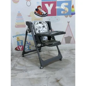 كرسي طعام Burbay《بورباي DM-140》5 مستويات ارتفاع + قابل للطي + عجلات 360 + يمكن تحويله لهزاز + تحكم في الهزاز بالكهربا + ريموت كنترول + امكانية تشغيل موسيقي بالبلوتوث