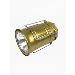 فانوس تخييم قابل لإعادة الشحن ومصباح يدوي محمول (1 وات + 6 مصابيح LED) مع مخرج USB، كود (SH-5800T)