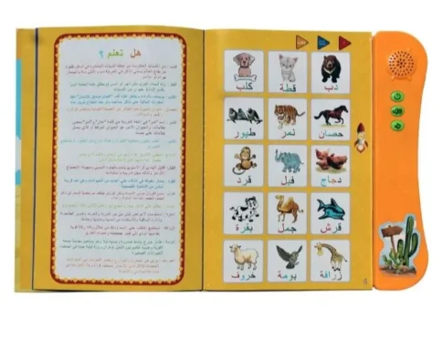 كتاب إلكتروني عربي ذكي مع نظام صوتي للأطفال UC168-3